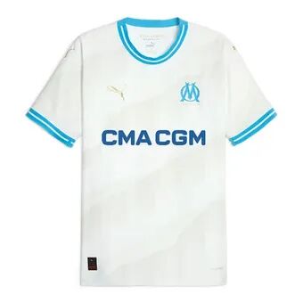 Puma OM HOME - Camiseta hombre white/bleu azur