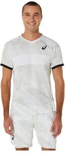 Asics MATCH GRAPHIC SS - Camiseta hombre brilliant white