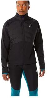 Asics WINTER RUN - Chaqueta hombre performance black heather/perform. black