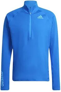 Adidas Performance ADIZERO 1/2 ZIP WARM - Camiseta hombre blurus