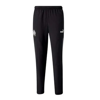 Puma OM PREM - PantalÃ³n de chÃ¡ndal hombre puma black/strong gray/puma silver