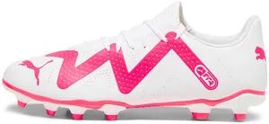 Puma FUTURE PLAY FG/AG - Botas de fÃºtbol con tacos moldeados hombre white/fire orchid