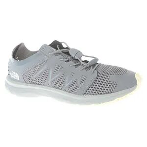 The North Face W LITEWAVE FLOW LACE - Zapatillas outdoor mujer zinc grey/vintage white