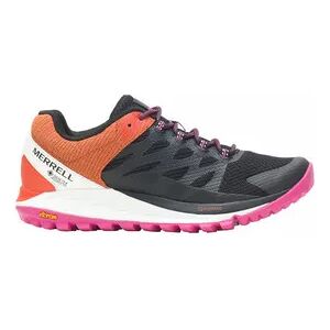 Merrell ANTORA 2 GTX - Zapatillas trail mujer black/tangerine