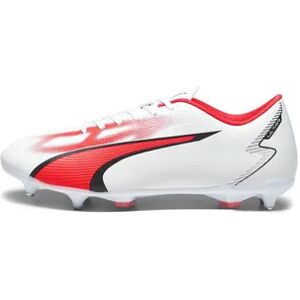 Puma ULTRA PLAY MXSG - Botas de fÃºtbol hombre white/puma black/fire orchid