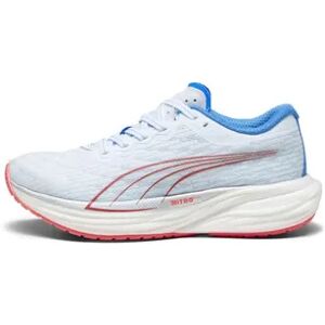 Puma DEVIATE NITRO 2 - Zapatillas de running mujer icy blue/fire orchid