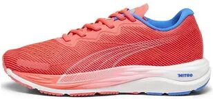 Puma VELOCITY NITRO 2 - Zapatillas de running mujer fire orchid/ultra blue