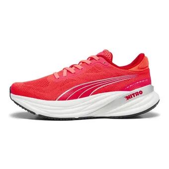 Puma MAGNIFY NITRO 2 - Zapatillas de running mujer fire orchid/for all time red