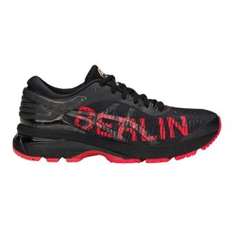 Asics GEL-KAYANO 25 BERLIN - Zapatillas de running mujer black/classic red