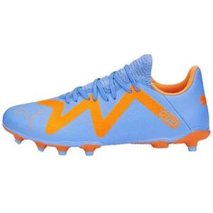 Puma FUTURE PLAY - Botas de fÃºtbol con tacos moldeados hombre blue glimmer/puma white/ultra orange