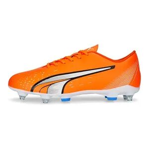 Puma ULTRA PLAY MXSG - Botas de fÃºtbol hombre ultra orange/puma white/blue glimmer