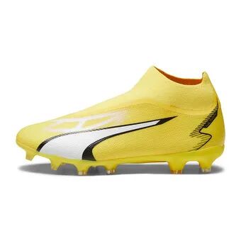 Puma ULTRA MATCH+ LL FG/AG - Botas de fÃºtbol con tacos moldeados hombre yellow blaze/puma white/puma black