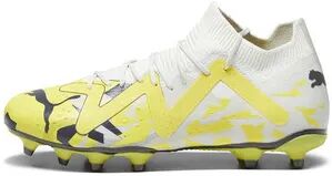 Puma FUTURE MATCH FG/AG - Botas de fÃºtbol con tacos moldeados hombre sedate gray/asphalt/yellow blaze