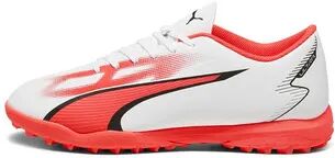 Puma ULTRA PLAY TT - Botas de fÃºtbol hombre white/puma black/fire orchid