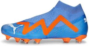 Puma FUTURE MATCH+ - Botas de fÃºtbol con tacos moldeados hombre blue glimmer/puma white/ultra orange