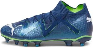 Puma FUTURE PRO FG/AG - Botas de fÃºtbol con tacos moldeados hombre persian blue/puma white/pro green