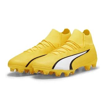 Puma ULTRA PRO FG/AG - Botas de fÃºtbol con tacos moldeados hombre yellow blaze/puma white/puma black