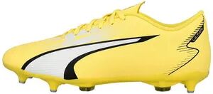 Puma ULTRA PLAY MXSG - Botas de fÃºtbol hombre yellow blaze/puma white/puma black