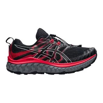 Asics TRABUCO MAX - Zapatillas trail hombre black/electric red