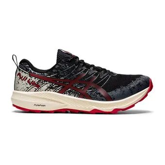 Asics FUJI LITE 2 - Zapatillas de trail hombre black/electric red