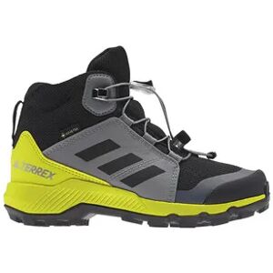 Adidas Terrex GTX K - Zapatillas de senderismo junior cblack/grethr/aciyel