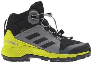 Adidas Terrex GTX K - Zapatillas de senderismo junior cblack/grethr/aciyel