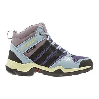 Adidas Terrex AX2R MID R.RDY - Zapatillas de senderismo junior tecprp/cblack/legprp