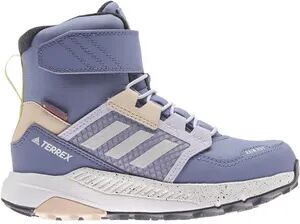 Adidas Terrex TRAILMAKER HIGH C.RDY - Zapatillas de senderismo junior orbvio/wonwhi/halblu