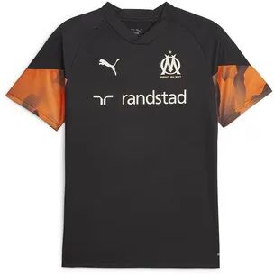 Puma OM TRG - Camiseta hombre black/rickie orange