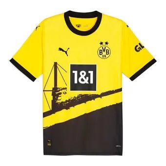 Puma BVB HOME - Camiseta hombre cyber yellow/puma black