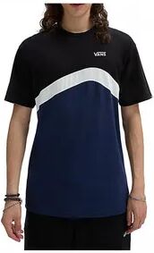 Vans SIDESTRIPE BLOCK - Camiseta hombre dress blues/black