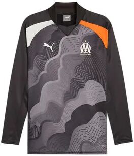 Puma OM PREM 21/22 - Sudadera hombre black/flat dark gray/rickie orange