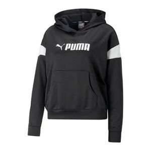 Puma FIT TECHKNIT - Sudadera mujer puma black heather/puma white