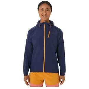 Asics FUJITRAILâ¢ WATERPROOF - Chaqueta mujer indigo blue/sandstorm