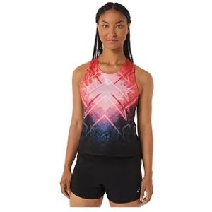 Asics MARATHON - Camiseta de tirantes mujer pink rave/diva pink/indigo blue