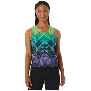 Asics MARATHON - Camiseta de tirantes mujer lime zest/safety yellow/amethyst