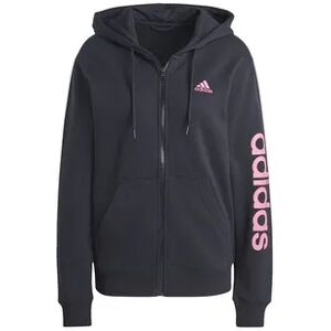 Adidas LIN FT FZ HD - Sudadera mujer black/pulmag