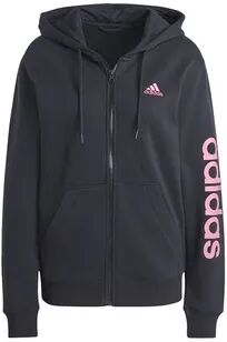 Adidas LIN FT FZ HD - Sudadera mujer black/pulmag