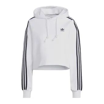 Adidas Originals SHORT HOODIE - Sudadera mujer white