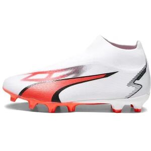 Puma ULTRA MATCH LL FG/AG - Botas de fÃºtbol hombre white-puma black-fire orchid