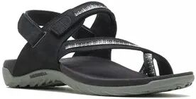 Merrell TERRAN 3 CUSH - Sandalias de senderismo mujer black