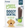 Edgard & Cooper Barritas Dentales Manzana y eucalipto para perros grandes