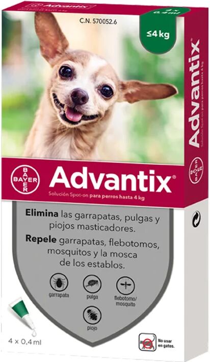 Advantix Pipetas Antiparasitarias para perros