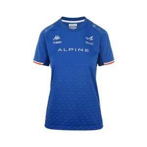 Kappa Camiseta Azul Kombat BWT Alpine F1 Team Mujer