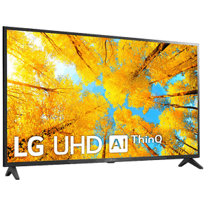 LG TV LED 43" - LG 43UQ75006LF, UHD 4K, Procesador Inteligente α5 Gen5 AI Processor Smart TV, DVB-T2 (H.265), Negro