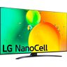 TV LED 55" - LG 55NANO766QA, UHD 4K, Procesador Inteligente α5 Gen5 AI Processor Smart TV, DVB-T2 (H.265), Azul Oscuro Ceniza