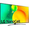 TV LED 86" - LG 86NANO766QA, UHD 4K, 86": Procesador Inteligente: α7 Gen5 AI Processor Smart TV, DVB-T2 (H.265), Azul Oscuro Ceniza