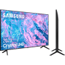 TV LED 50" - Samsung TU50CU7175UXXC, UHD 4K, Smart TV, PurColor, Object Tracking Sound Lite, Adaptive Sound, Motion Xcelerator, Negro