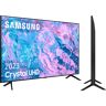 TV LED 55" - Samsung TU55CU7175UXXC, UHD 4K, Smart TV, PurColor, Object Tracking Sound Lite, Adaptive Sound, Motion Xcelerator, Negro