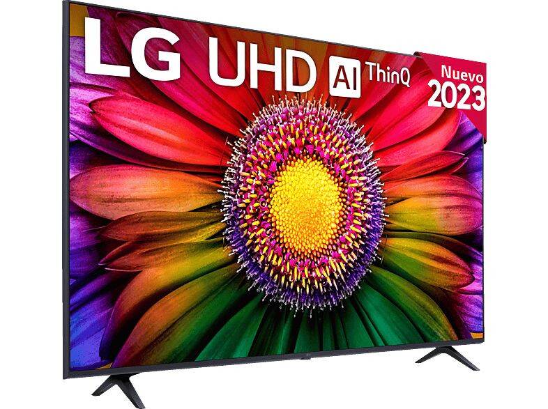 LG TV LED 55" - LG 55UR80006LJ, UHD 4K, Inteligente α5 4K Gen6, Smart TV, DVB-T2 (H.265), Azul Ceniza